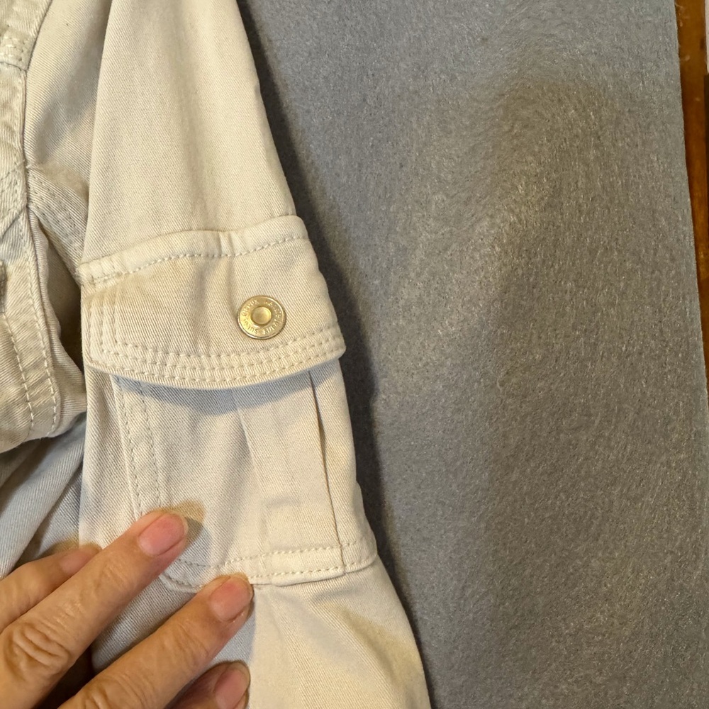 Kensie Cream Utility Jacket. Very Good Used Condition. - Picture 5 of 13